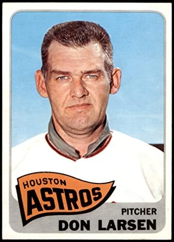 1965 Topps # 389 Дон Ларсен Хюстън Астрос (Бейзболна картичка) NM+ Астрос