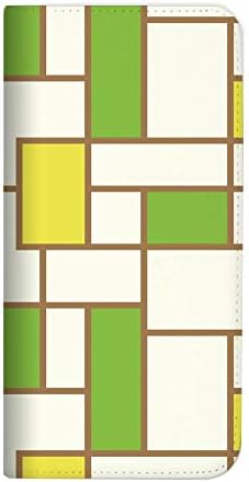 Калъф mitas NB-0070-GR/SOG03 тип Pocketbook за Xperia 1 III SOG03, Без колан, С модел под формата на плочки, Зелен (526)