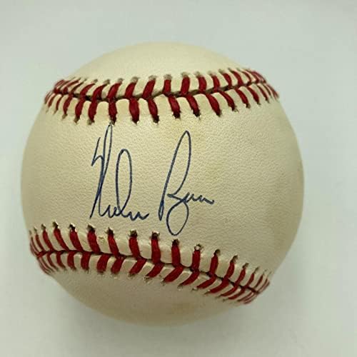 Нолан Райън подписа Официално споразумение на Американската лига бейзбол JSA COA - Бейзболни топки с Автографи