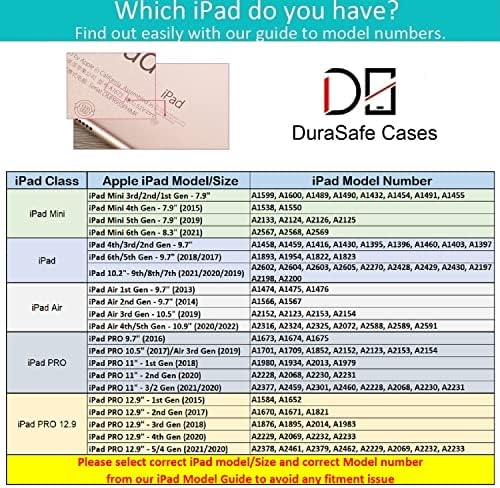 Седалките DuraSafe за iPad 10.5 инча Air 3-то поколение [PRO 10,5 Air 3] 2017/2019 MUUL2LL/ MUUK2LL/ MUUJ2LL/ MQDX2LL/