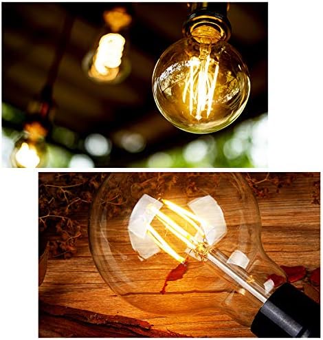 Led Лампа SUYOULIN, 4 Watt Led Глобусные Лампата на Едисон, 40 W Еквивалент на пури в ограничени бройки Крушки G80, 2700