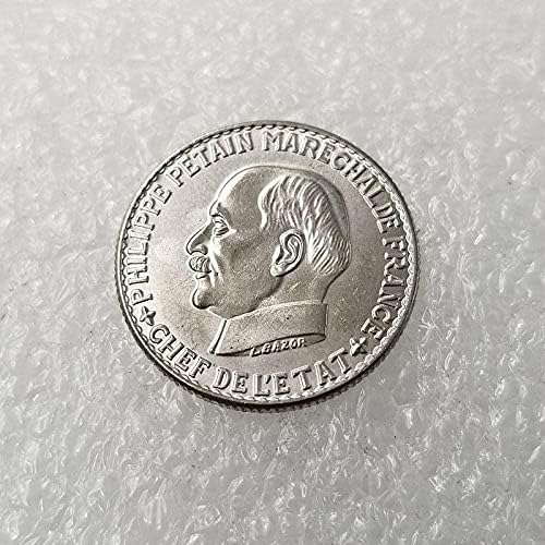 Старинни ръчно изработени изделия 1941 Франция могат да се Взривят на Възпоменателна монета под формата на Сребърен долар