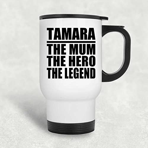 Дизайн: Tamara The Mum Герой на Легенда, Бяла Пътна Чаша 14 грама, на Изолиран Чаша от Неръждаема Стомана, Подаръци за