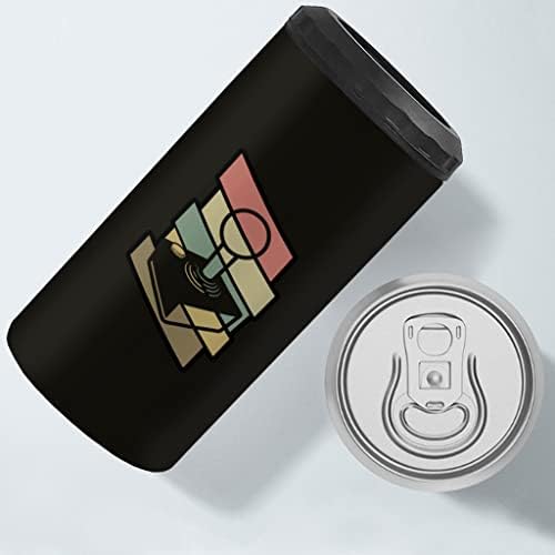 Ретро Игра Охладител за тънки кутии с изолация - Графичен Охладител за кутиите - Уникален Охладител за тънки кутии с