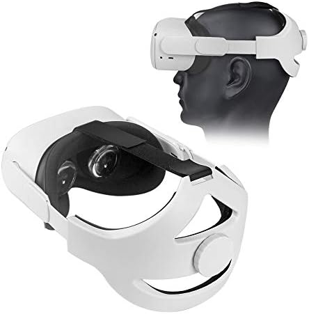 Ново регулируема лента за глава HIJIAO, съвместимо за Oculus Quest 2 с възглавница за главата, ще Замени елитен каишка. Поддържайте равновесие и намалете натиска-connect.hit.bg