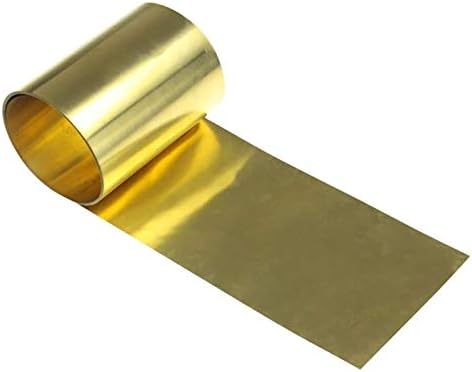 Месинг лист LUCKNIGHT за метални изделия с Дебелина 0,3 мм, латунная плоча, дължина 3000 мм /118,11 инча (размер: Ширина50
