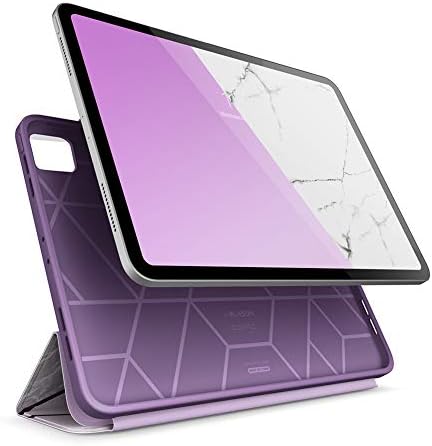 калъф i-Blason Cosmo за Новия iPad Pro 12,9 инча (випуск 2020 г.), в пълен размер, Защитен калъф с трехстворчатой стойка Smart Cover-с функция за автоматично преминаване в режим на заспи?
