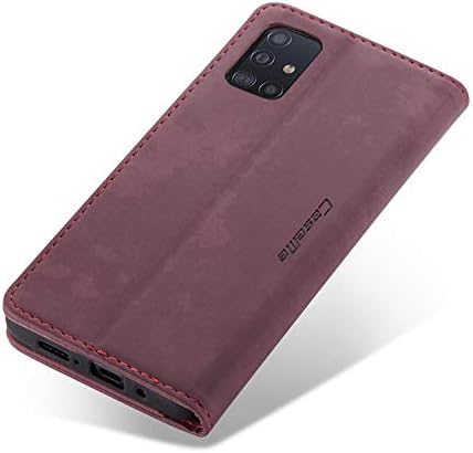 Калъф Kowauri Galaxy A31, Кожен Калъф-портфейла на Класически дизайн със слот за карта и магнитна закопчалка, Панти калъф