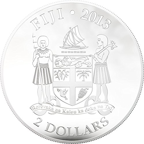 2013 на Фиджи - Кучета и Котки - брой 4 - Моят Най - добър приятел- Английски кокер шпаньол - 1 унция - Сребърна монета - 2 долара, без да се прибягва