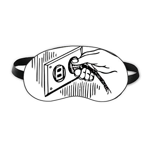 Схема на контакти С шарени штепсельной вилици Защитната маска За очите По време на Сън Мека Нощна Превръзка На очите Козирка