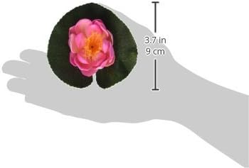 Плаващ Изкуствен Аквариумный украшение Mallofusa от 3 части с Lotus (бял, оранжев, розов)