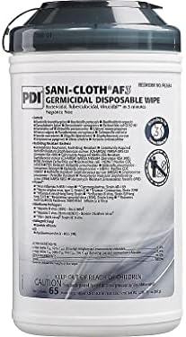 Дезинфектанти, салфетки Sani Professional P63884 Pdi Sani-Cloth Af3, 65 бр. в опаковка, 6 бр. в картонена опаковка