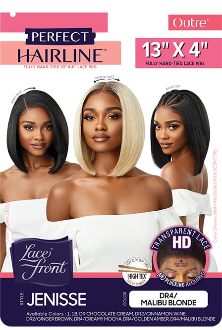 Перука Outre Lace Front Perfect Hair Line 13X4 JENISSE (1B)