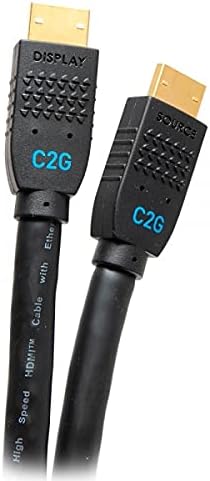 C2G 15-крак Сверхгибкий 4K Активен HDMI кабел с превземането на 4K 60Hz - Вграден в стената M/M - 15-крак HDMI A/V Кабел