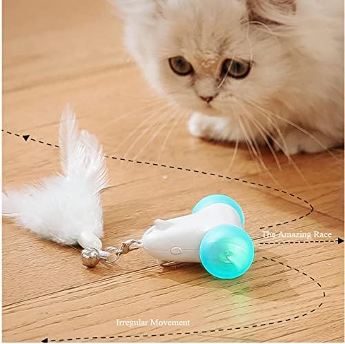 Играчки за котки MOUSKE - Автоматични Интерактивни играчки за котки с имитация на мишка и писалка, за домашни котки с