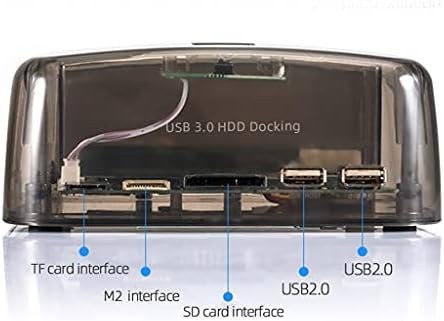ZLXDP USB 3.0 Всичко в 1 Зарядно устройство за твърдия диск Слот за четене на IDE/SATA Двоен Многофункционален Корпус