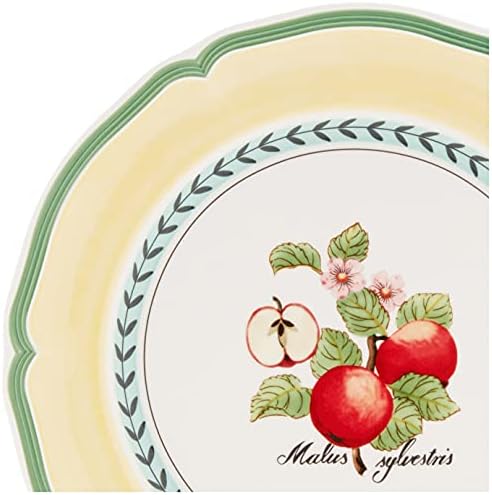 Чиния за хранене на Villeroy & Boch French Garden Valence: Ябълка, 10,25-инчов, Бяло / Цветно