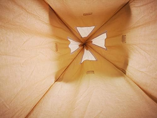 Трехсезонная Памучен Брезентовая Кемпинговая Пирамидални Палатка Dream House за 2 ~ 3-ма Души