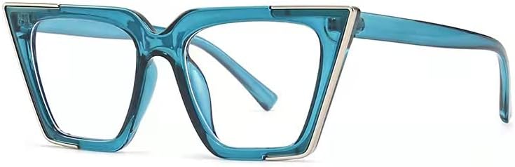 URBNKRU Реколта ретро извънгабаритни очила синя светлина за жените, очила за котешки очи, компютърни очила