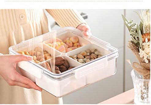 N/A Прозрачни кутии за шоколадови бонбони, на сушени плодове, орехи, с няколко клетки, С подвижни капаци, Охладители