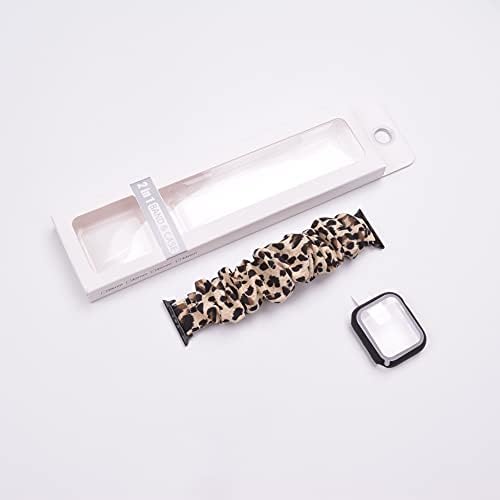 baozai е Съвместим с ластик за Apple Watch Band 40 мм SE/Series 6, с еластична гривната от мека тъкан и защитен калъф