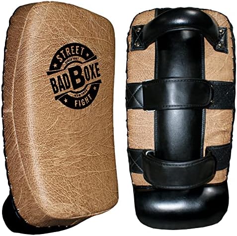BADBOXE Arm Pad Извити Ударен щит за кикбоксинга, таекуондо, удари на юмруци по спортна стрелба за краката, коленете