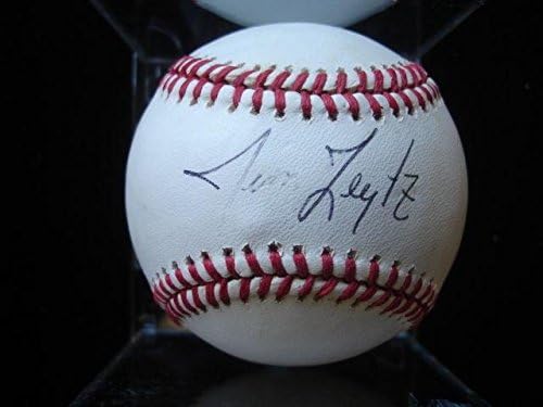 Бейзболни топки с автограф на Джим Лейрица от Американската лига бейзбол PSA/ DNA - Autograph Baseballs