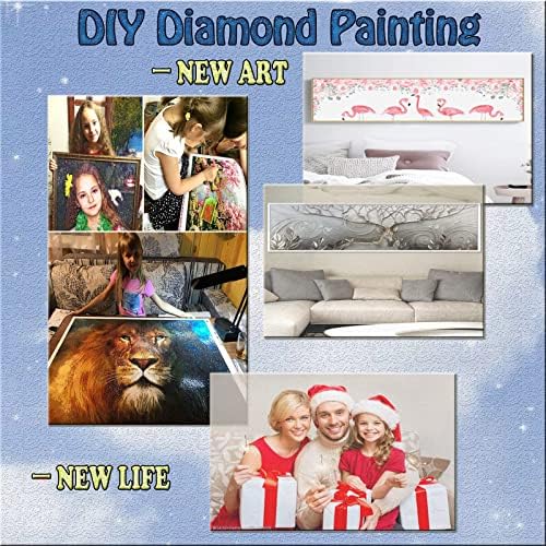 Комплекти за Рисуване с Диаманти за възрастни, Cuckoo Diamond Art Kids Начинаещи САМ 5D Paint by Numbers, Големи Квадратни