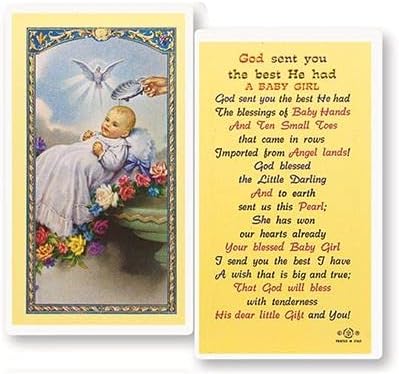 WJ Hirten E24-397 Картички за Кръщаване на детето, Чисти Светци Картички