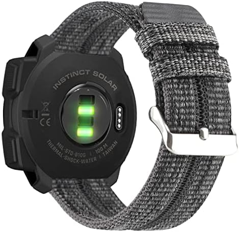 Тъканни Въжета Abanen за часовници на Garmin Instinct 2 Solar/Инстинкт, 22 мм, Ультралегкий Спортен гривна от Мек Найлон,