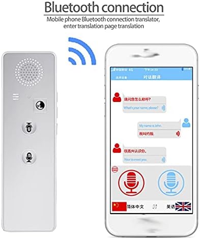 CZDYUF преносим мини умен преводач, двустранно приложение за незабавни за гласов превод в реално време