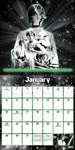 Календар на сагата Междузвездни войни към 2023 година - Луксозен комплект стенни календари Междузвездни войни 2023 с