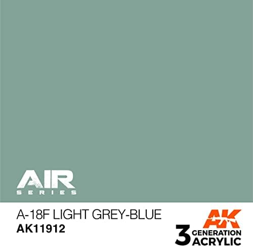 AK Акрилни бои 3Gen въздухоплавателни средства AK11912 A-18f Светло сиво-син (17 мл)