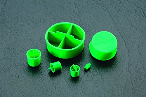 Все още мъниче ZOT241AG1 Пластмасов накрайник за тръби тип K. OT-24, PE-LD, Капачка OD .88 Plug ID 1.020, Зелен (опаковка