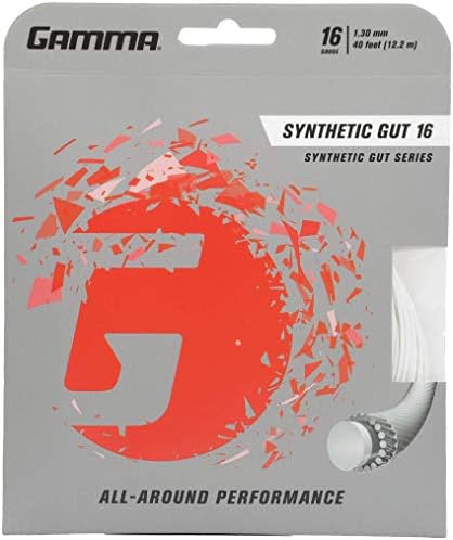 Струна за тенис ракети от серията Gamma Synthetic Gut - Баланс обзавеждане игри и допълнителна здравина за всички нива