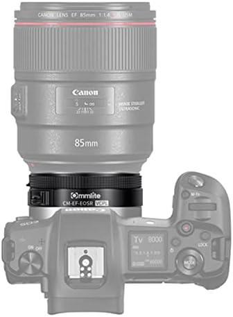 Адаптер за автоматично фокусиране Commlite Canon EF/EF-S за камера EOSR/RF с Регулируема CPL филтър