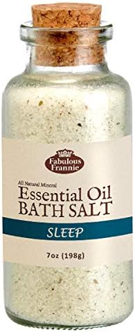 Невероятна Минерална сол за вана Frannie Sleep Therapeuic - 7 грама, Изработени от чисти етерични масла (лавандула, риган,