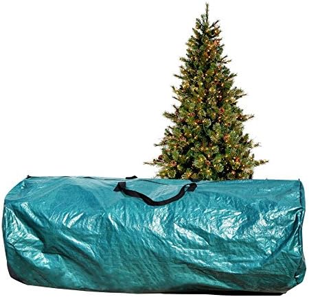 BenefitUSA тежкотоварни голяма изкуствена елха, чанта за съхранение, празнична почистване до 9' (зелена)
