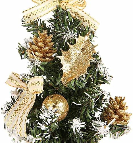 Коледна украса, Коледна елха, с Висящи Украшения, Мини Коледно Дърво, Малка Изкуствена елха, за начало на Новата Година,