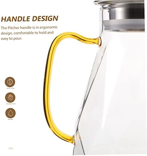 Стъклена Охладител Luxshiny 2pcs Стъклена Бутилка за студена Вода От Неръждаема Стомана