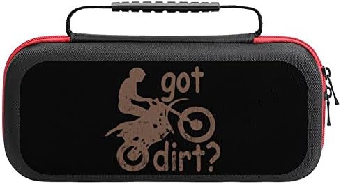 Имам Dirt Motorcross Калъф за Носене Switch Lite Преносима Чанта за Съхранение на Аксесоари и Игри