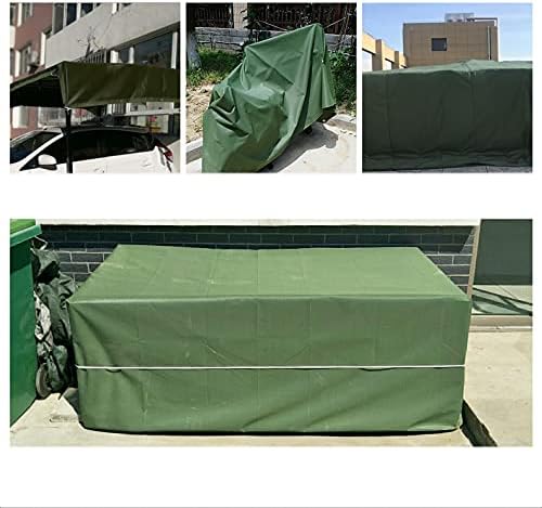 Платно седалките XJRS на покрива Покриват Тежък Зелено Платно калъф за почивка сред природата, калъф за къмпинг (Размер: 5x7 м (16,4x22,9 фута))