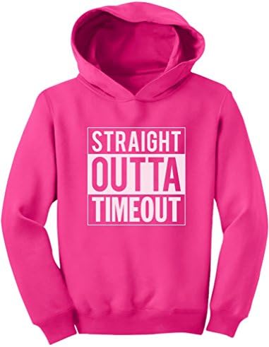 TeeStars - Забавно Hoody За деца Straight Outta Timeout