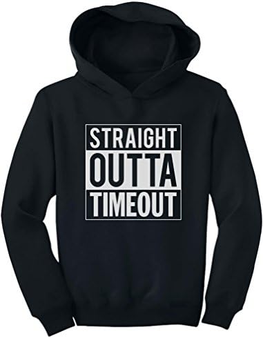 TeeStars - Забавно Hoody За деца Straight Outta Timeout