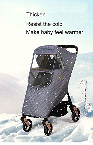 Козирка за детска количка N7 CarlsonBaby - Универсална кацане - и Водоустойчив, ветрозащитный - Предпазва от прах, сняг-(Тъмно
