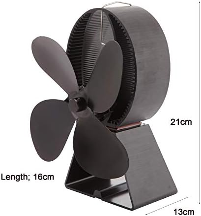 еко-вентилатор за дърва wuxafe Large с 4 остриета, нисък шум вентилатора е с магнитна левитацией премиум-клас с високо