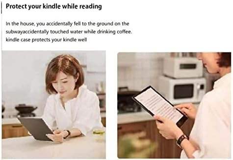 Чисто нов Kindle от WunM Studio (випуск 2022 година) | Най-лек и компактен Kindle, сега с дисплей с висока резолюция 6 инча и с резолюция от 300 ppi и кейсом за съхранение на Kindle два път?