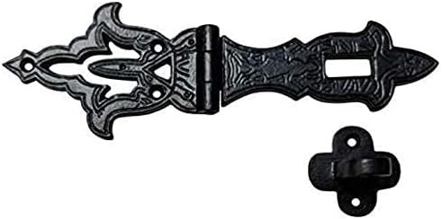Профили Adonai Jediel Старата Желязна Ключалка и Скоба (1, с черно прахово покритие)