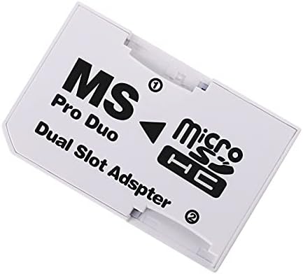 Cuziss Двухслотовый microSD Адаптер Micro SDHC Duo Pro, Memory Stick Адаптер за Sony PSP