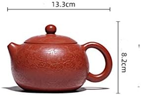 Изискан чайник LKYBOA Red, глинено, с гладка и нежна текстура, гладък поток на водата може да се използва за приготвяне